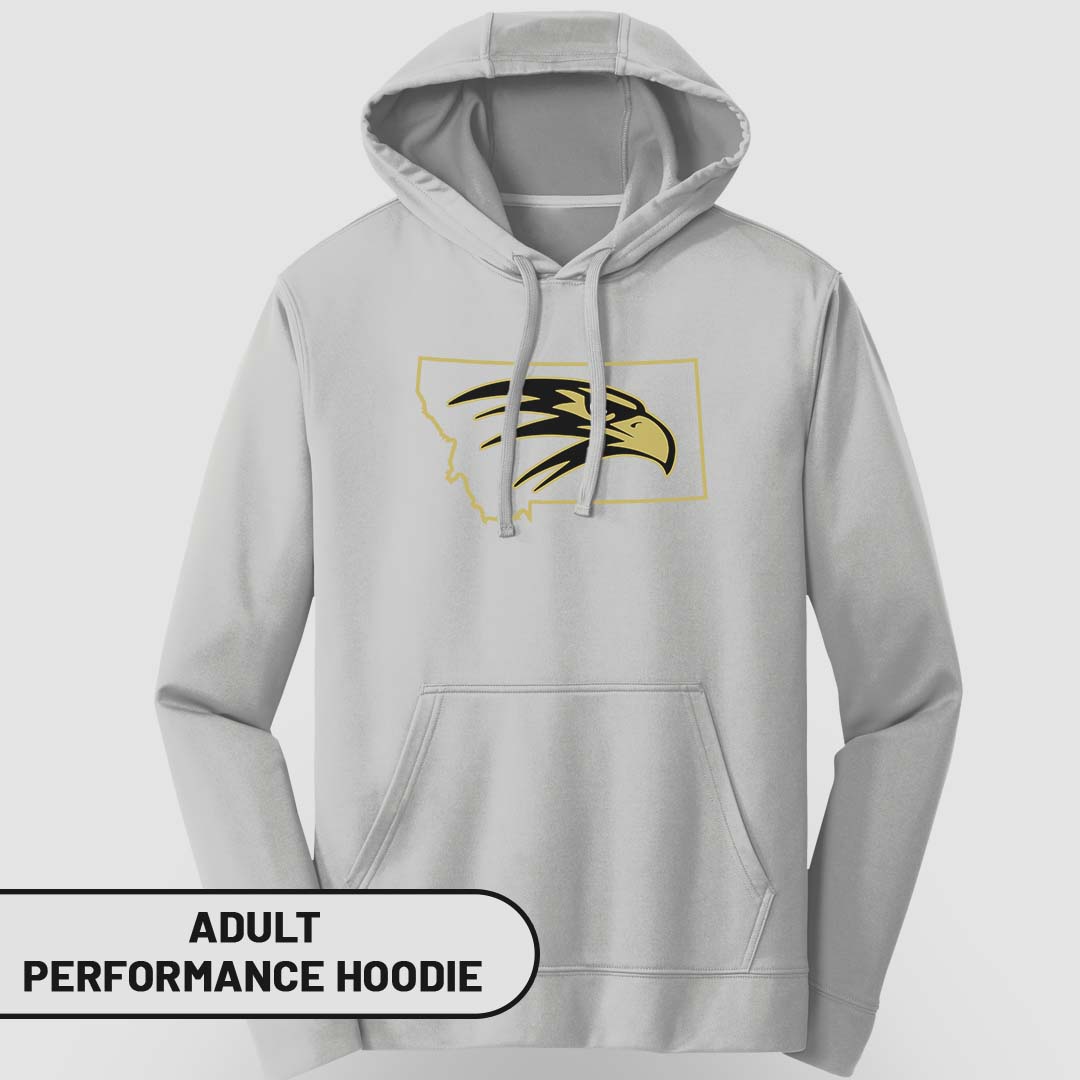 Adult Performance Hoodie Golden MT Falcon | FCS-004G