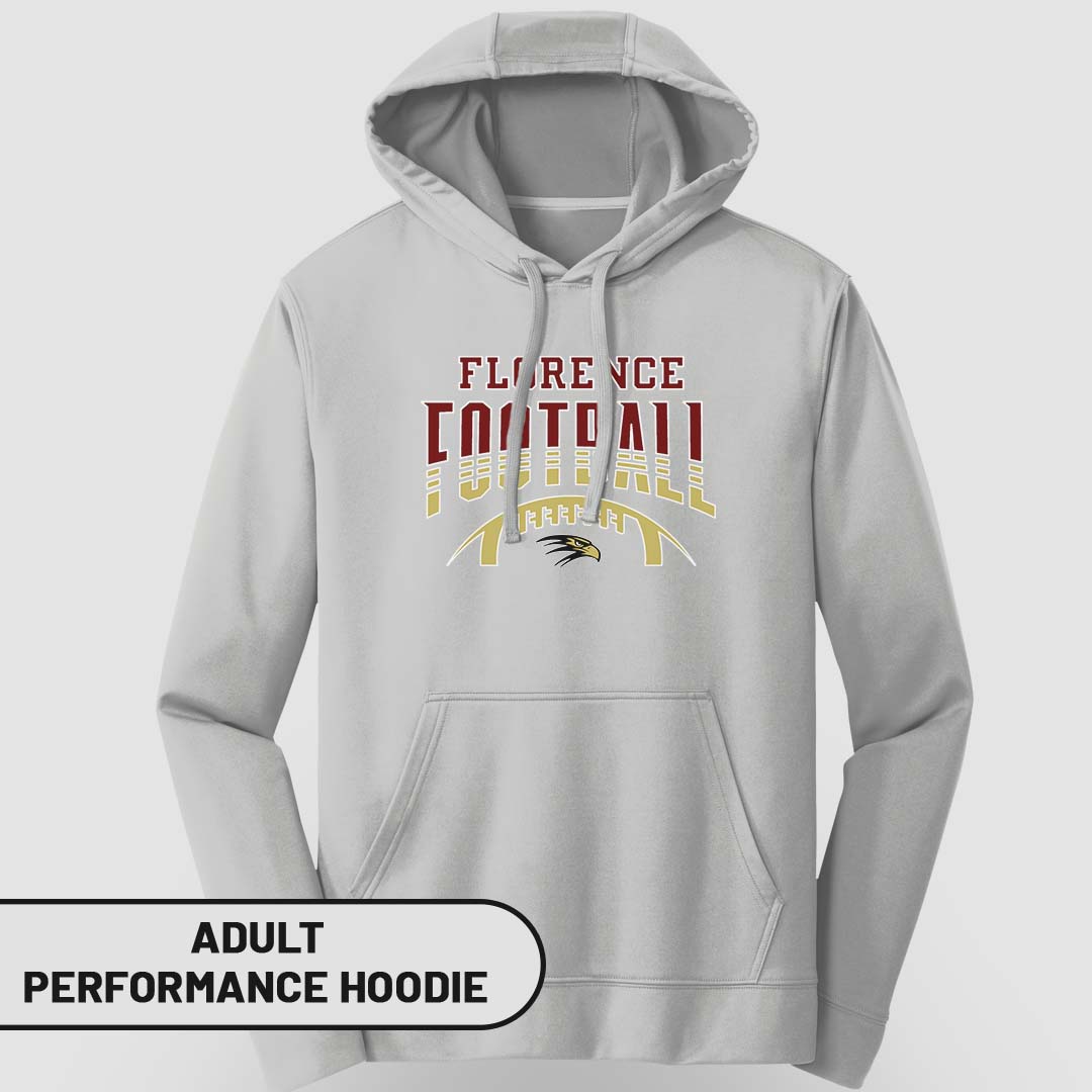 Adult Performance Hoodie Florence Football Two-Tone | FCS-006
