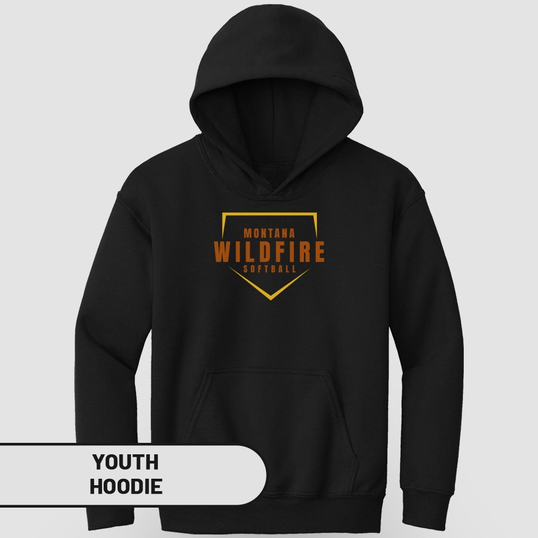 Montana Wildfire Softball Youth Hoodie product