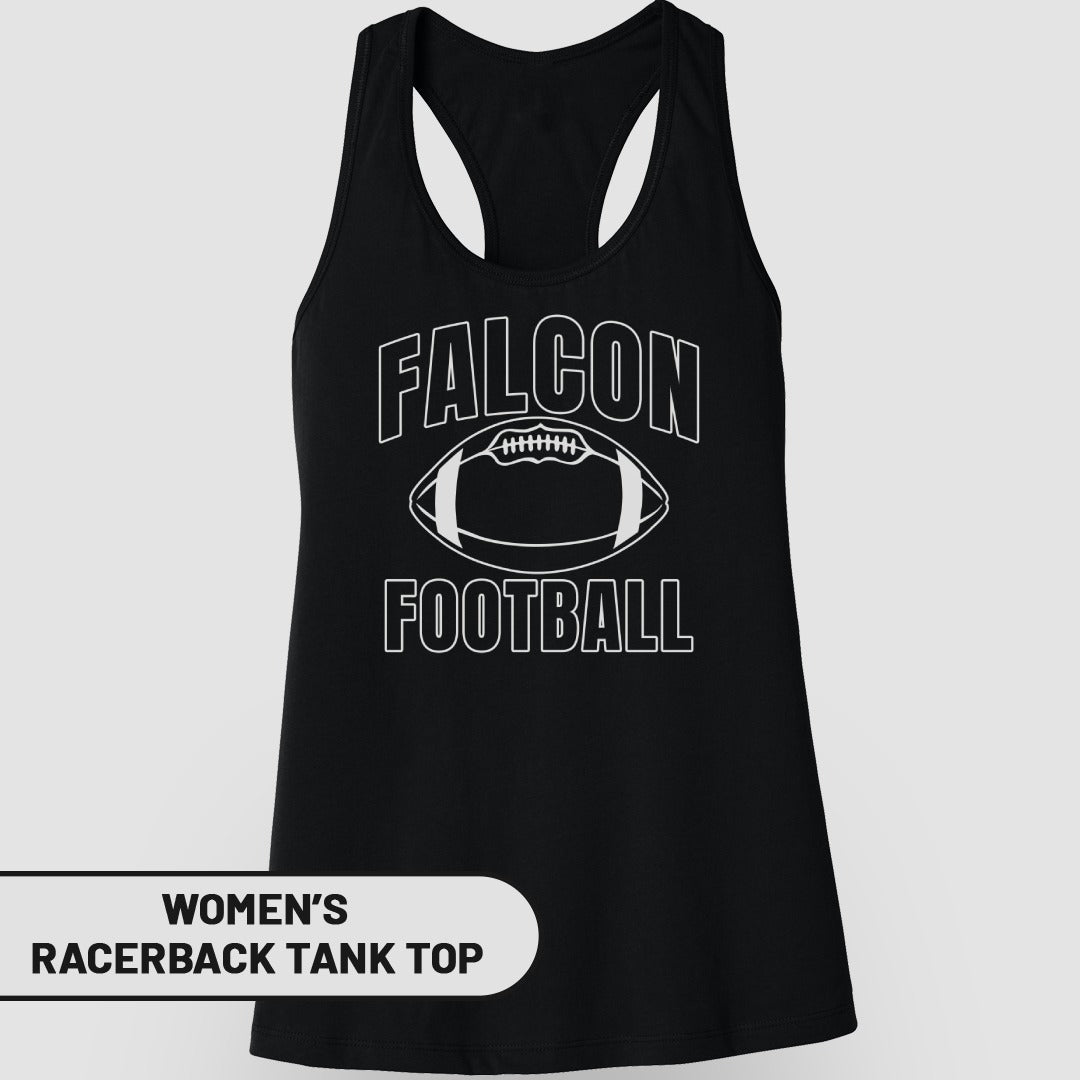 Falcon Football Women's Racerback Tank Top
