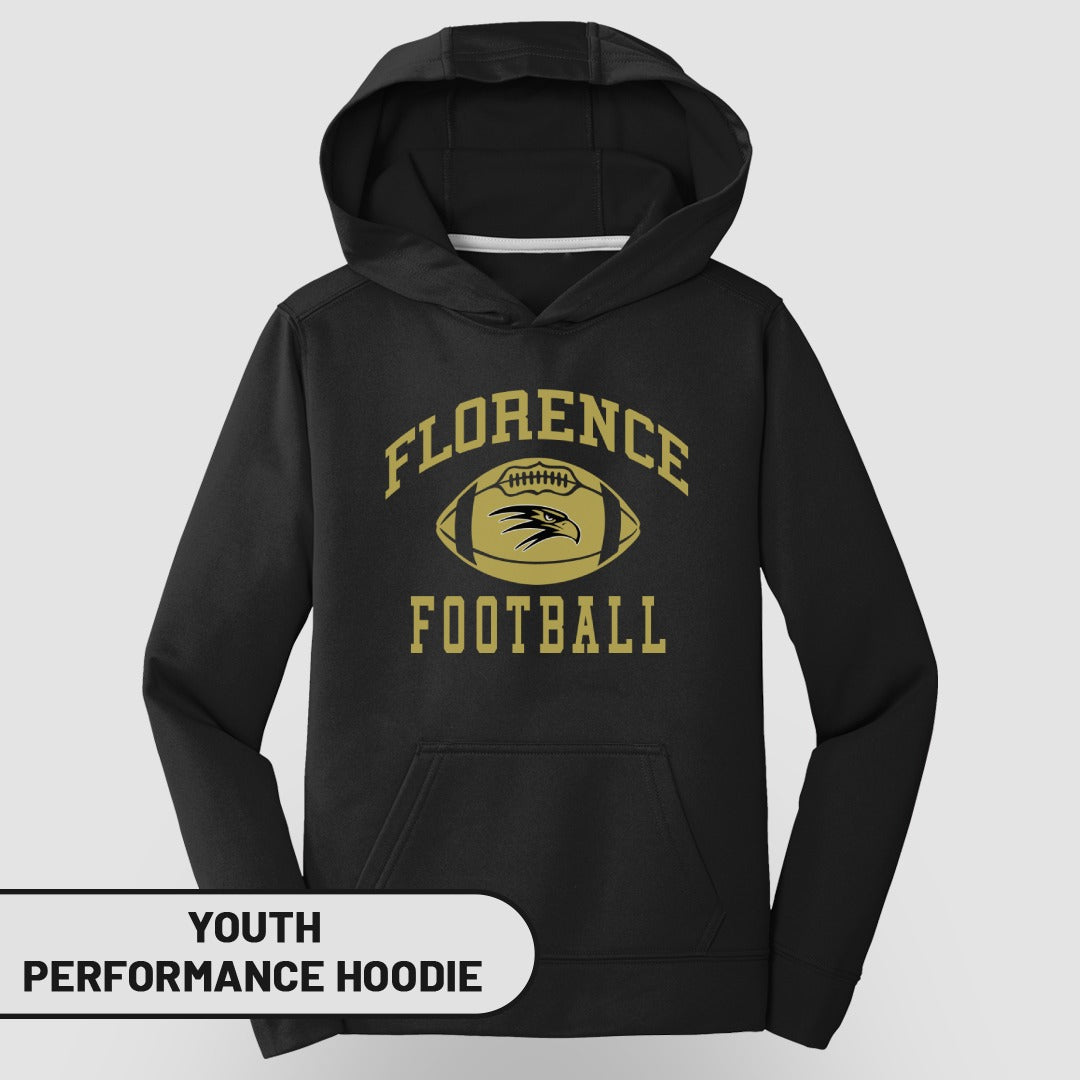 Florence Football Youth Performance Hoodie