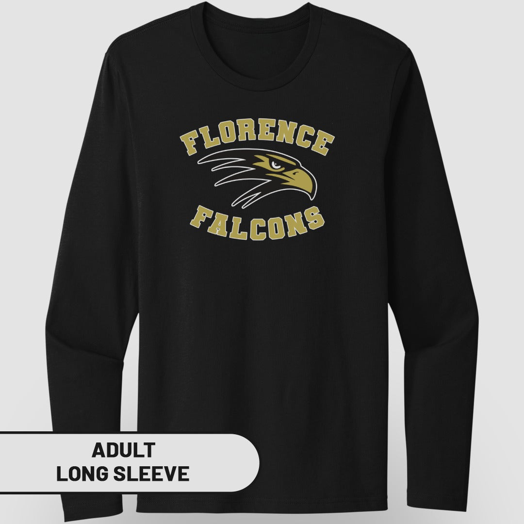 Florence Falcons Adult Long Sleeve Shirt