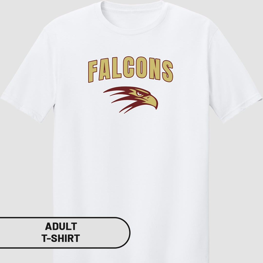 Falcons Logo Adult T-Shirt Bold Statement Tee