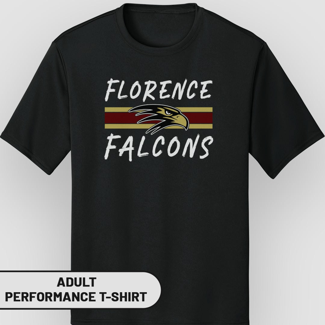 Florence Falcons Adult Performance T-Shirt