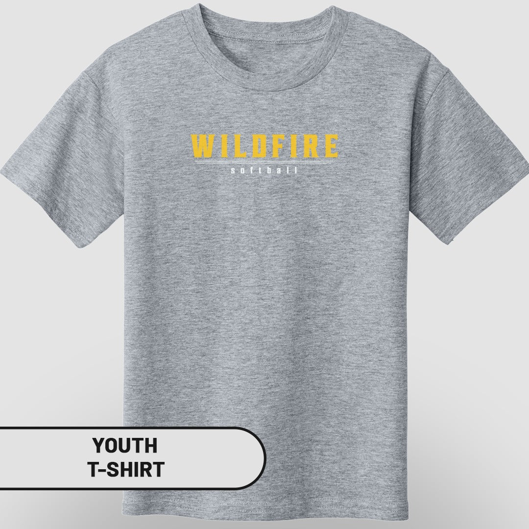 Wildfire Softball Print Youth T-Shirt