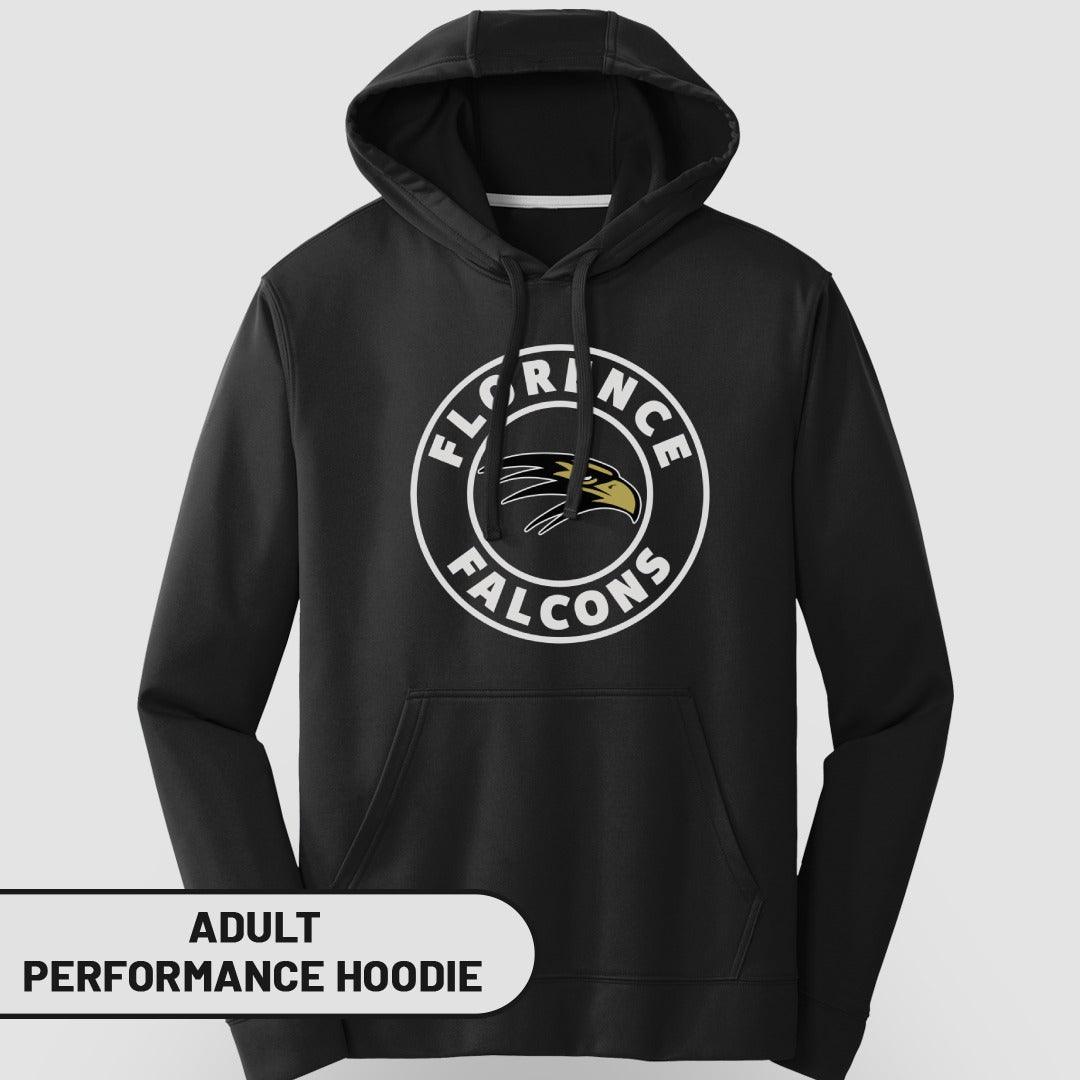 Florence Falcons Adult Performance Hoodie product