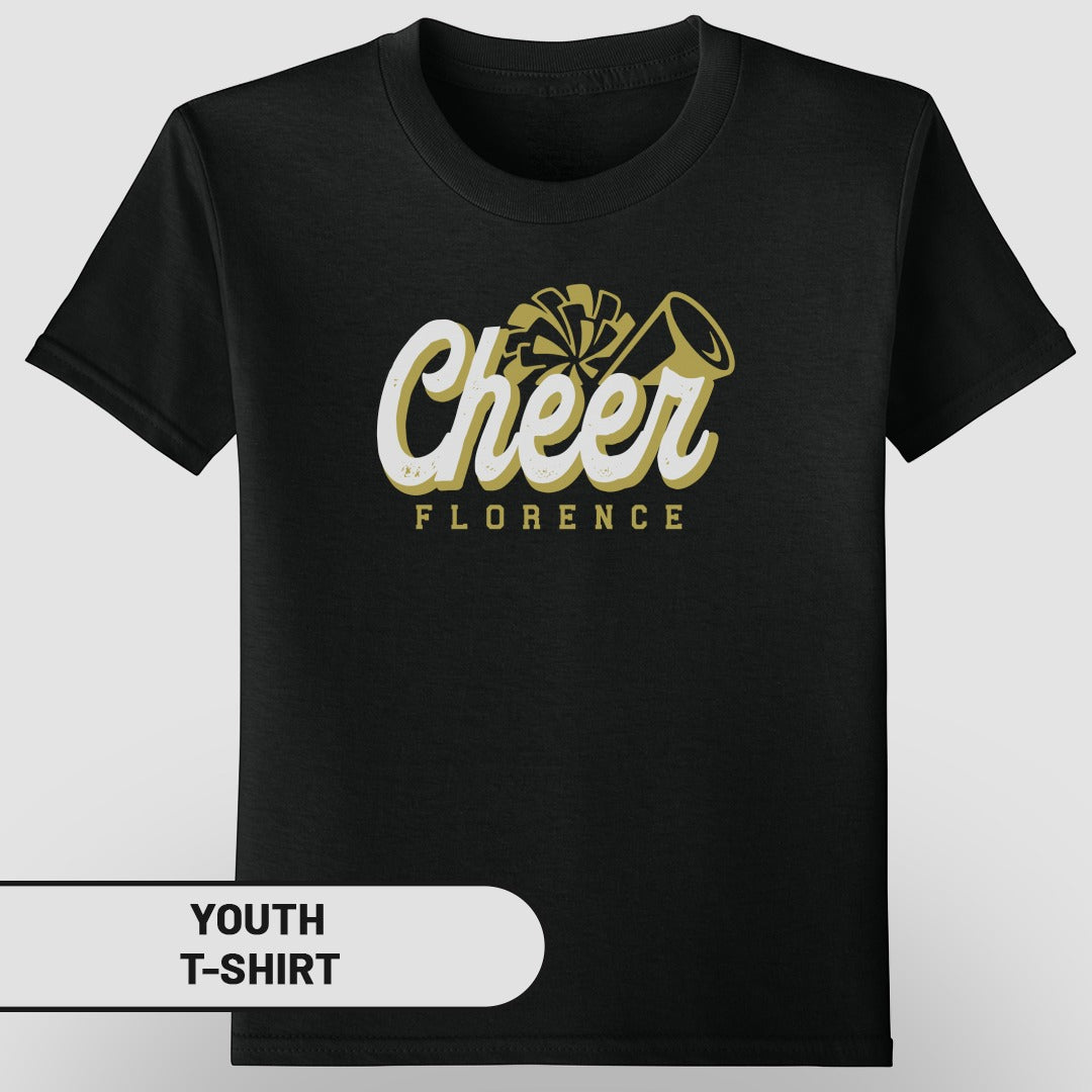 Cheer Florence Design Youth T-Shirt