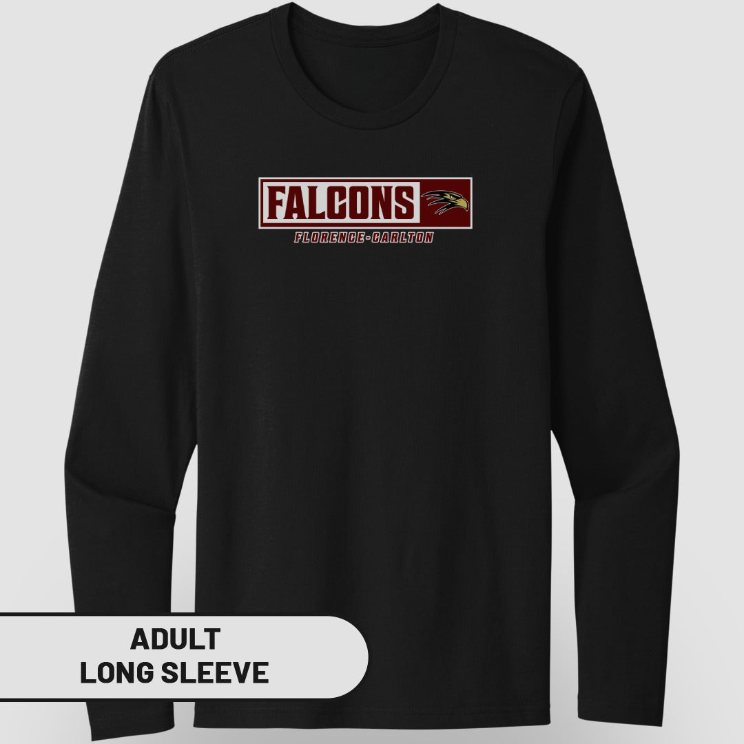 Florence-Carlton Falcons Adult Long Sleeve Shirt
