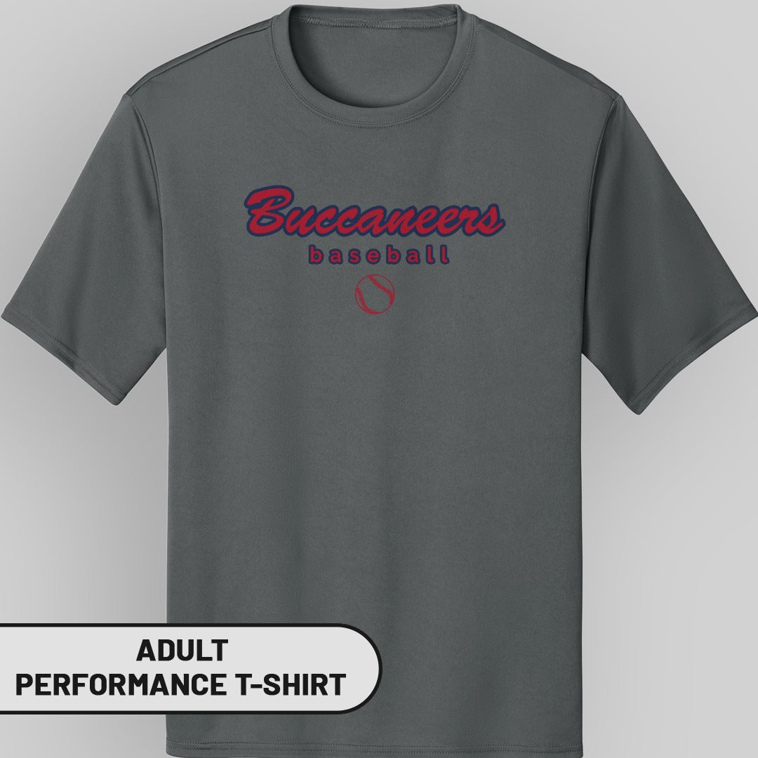 Buccaneers Baseball Adult Performance T-Shirt product