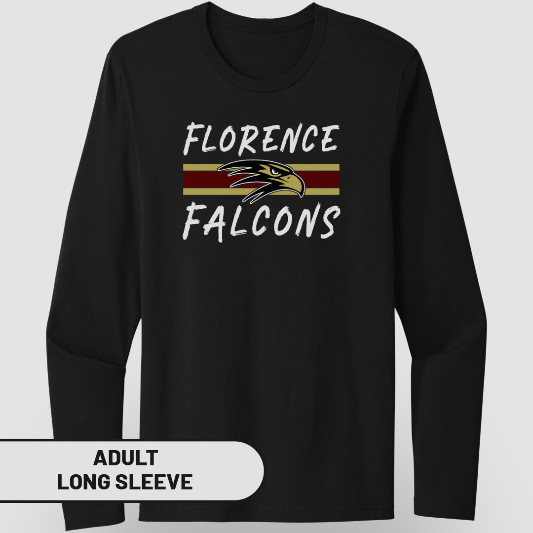 Florence Falcons Adult Long Sleeve Shirt Sportswear
