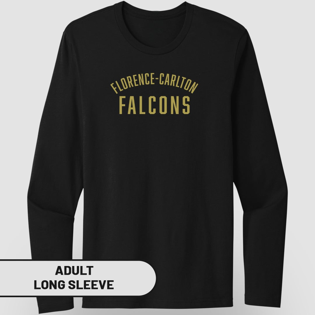 Florence-Carlton Falcons Adult Long Sleeve Shirt