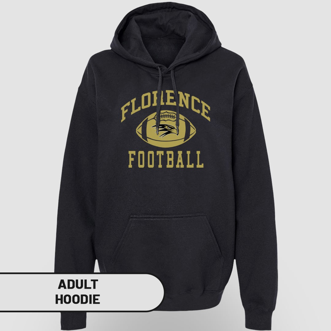 Floience Football Graphic Hoodie Adult Hoodie