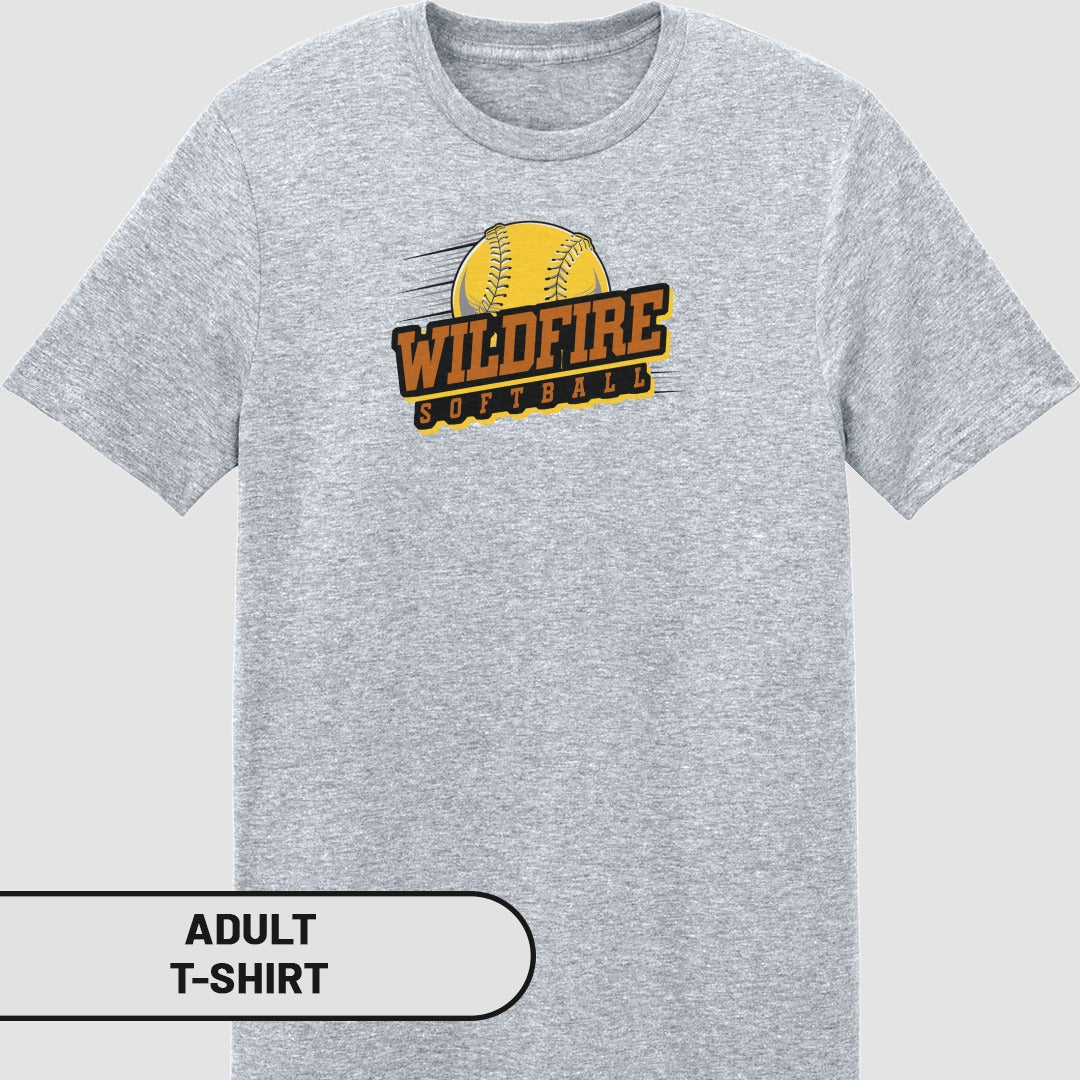 Wildfire Softball Graphic Adult T-Shirt