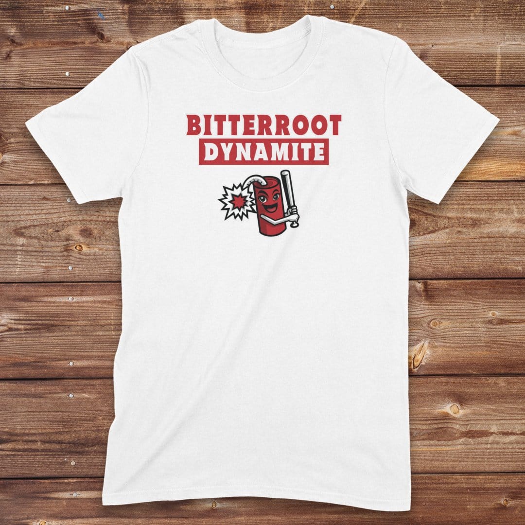 Infinity Design Co Adult Clothing Adult - Bitterroot Dynamite Logo Rectangle | BDS-008