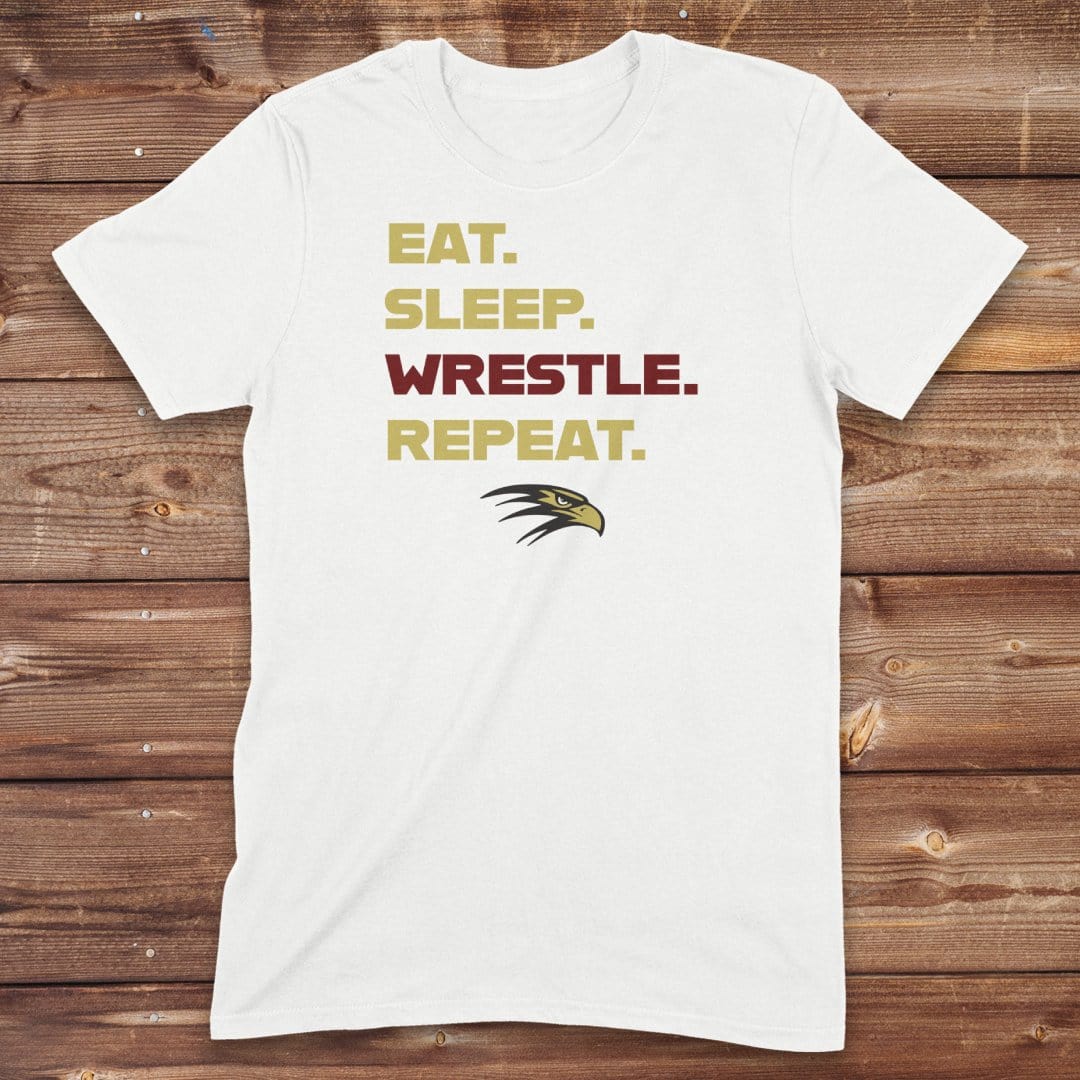 Infinity Design Co Adult Clothing Adult - Eat, Sleep, Wrestle, Repeat | FYW-002
