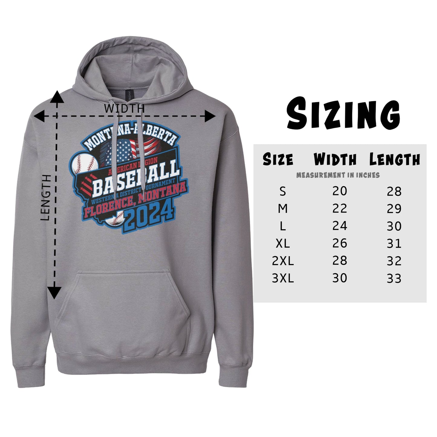 Infinity Design Co Adult Hoodie (Unisex) Western 'A' District Hoodie