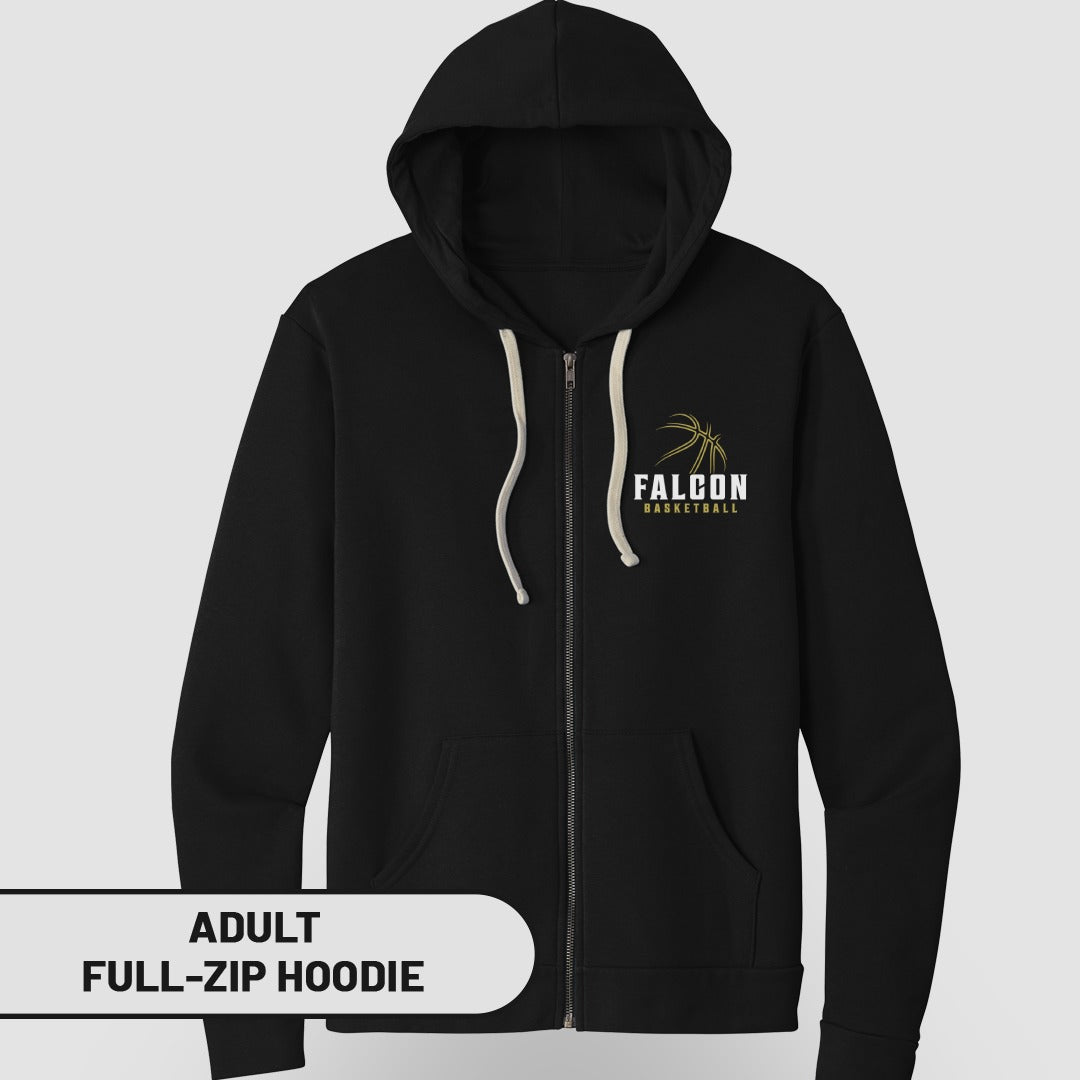 Falcon Basketball Adult Full-Zip Hoodie product