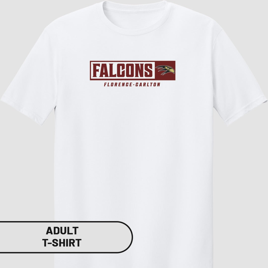 Florence Carlton Falcons Adult T-Shirt