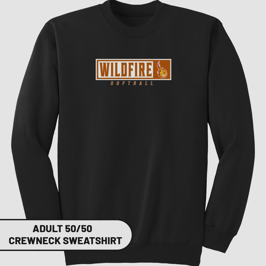 Wildfire Softball Adult Crewneck Sweatshirt product