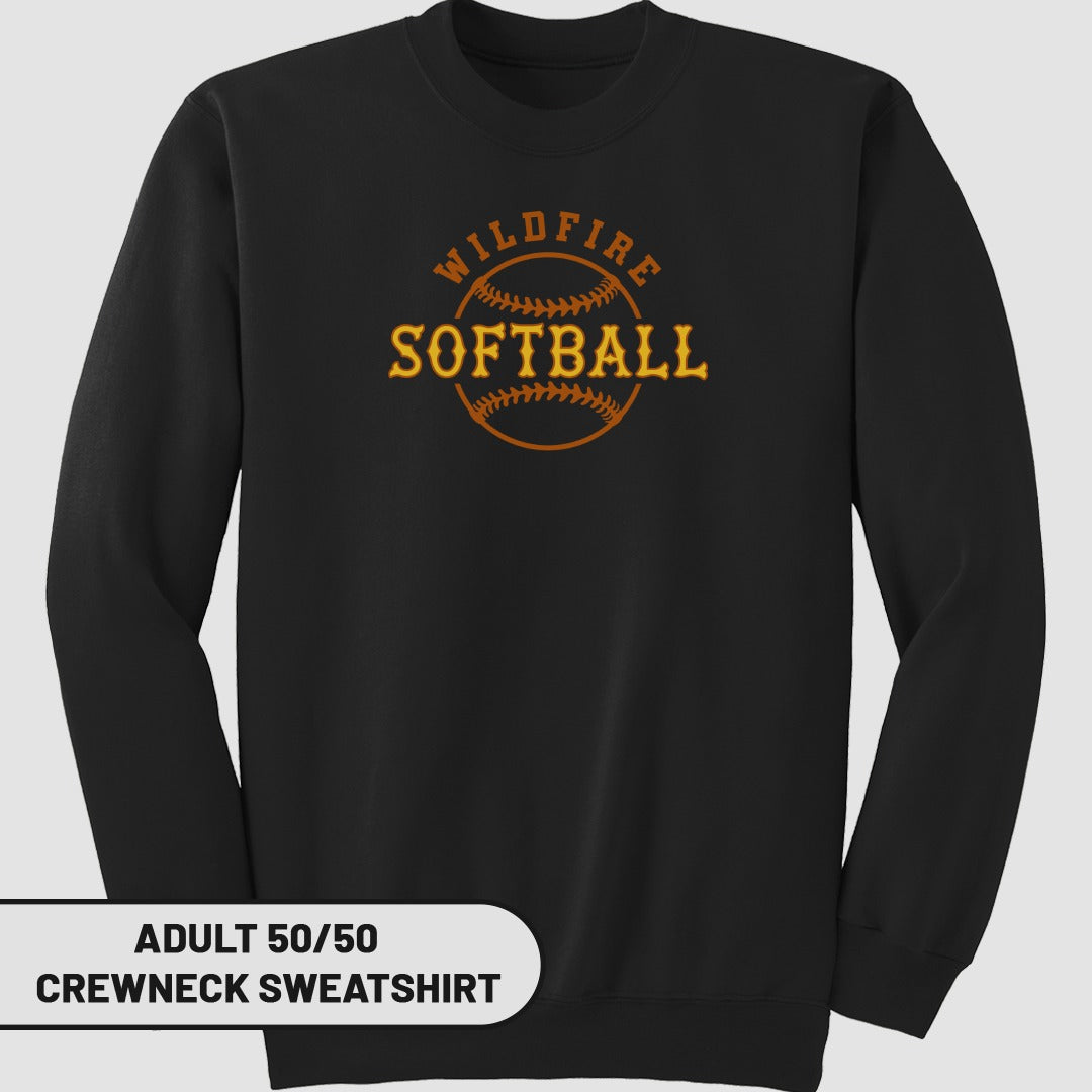 Wildfire Softball Adult Crewneck Sweatshirt product