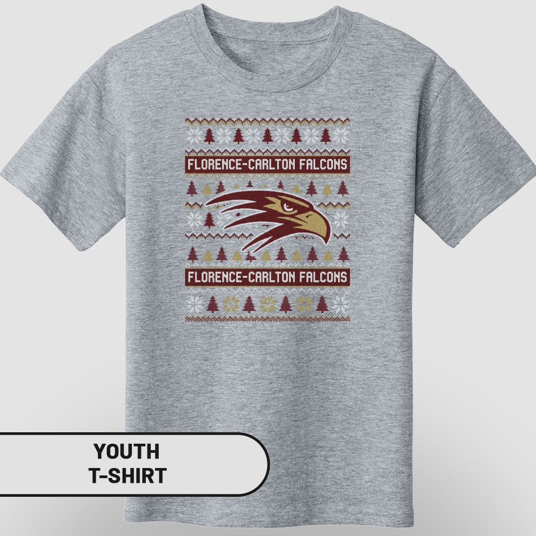 Florence-Carlton Falcons Youth T-Shirt Sports Apparel