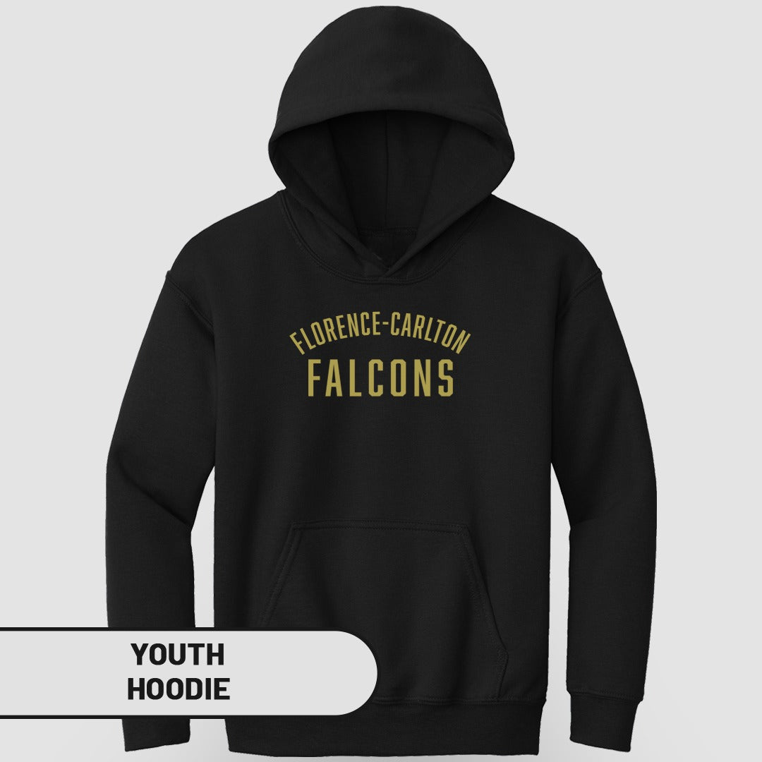 Florence-Carlton Falcons Emblem Youth Hoodie