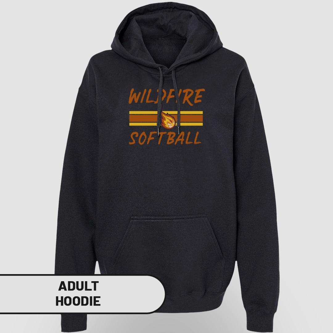 Wildfire Softball Graphic Adult Hoodie