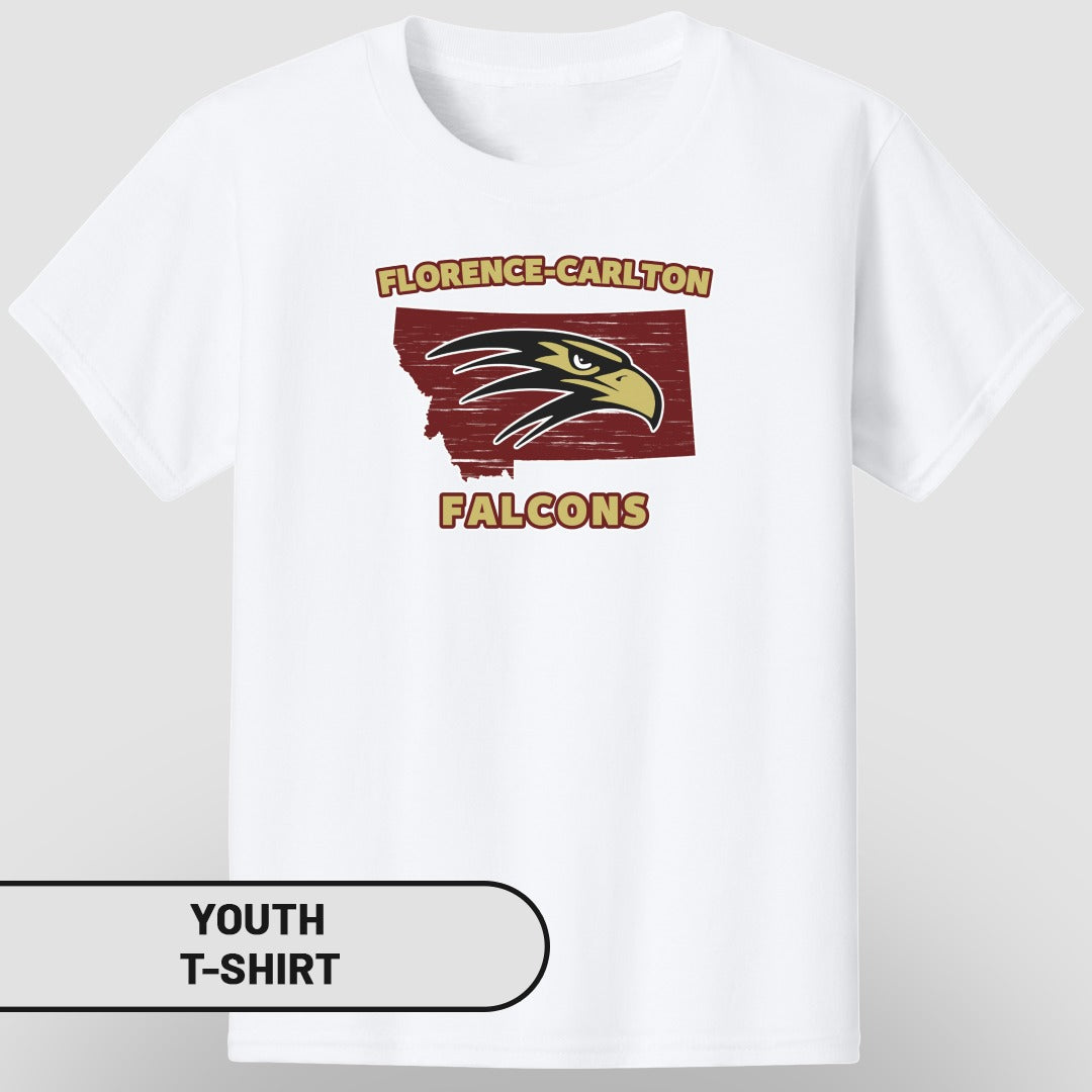 Florence Carlton Falcons T-Shirt Youth Apparel