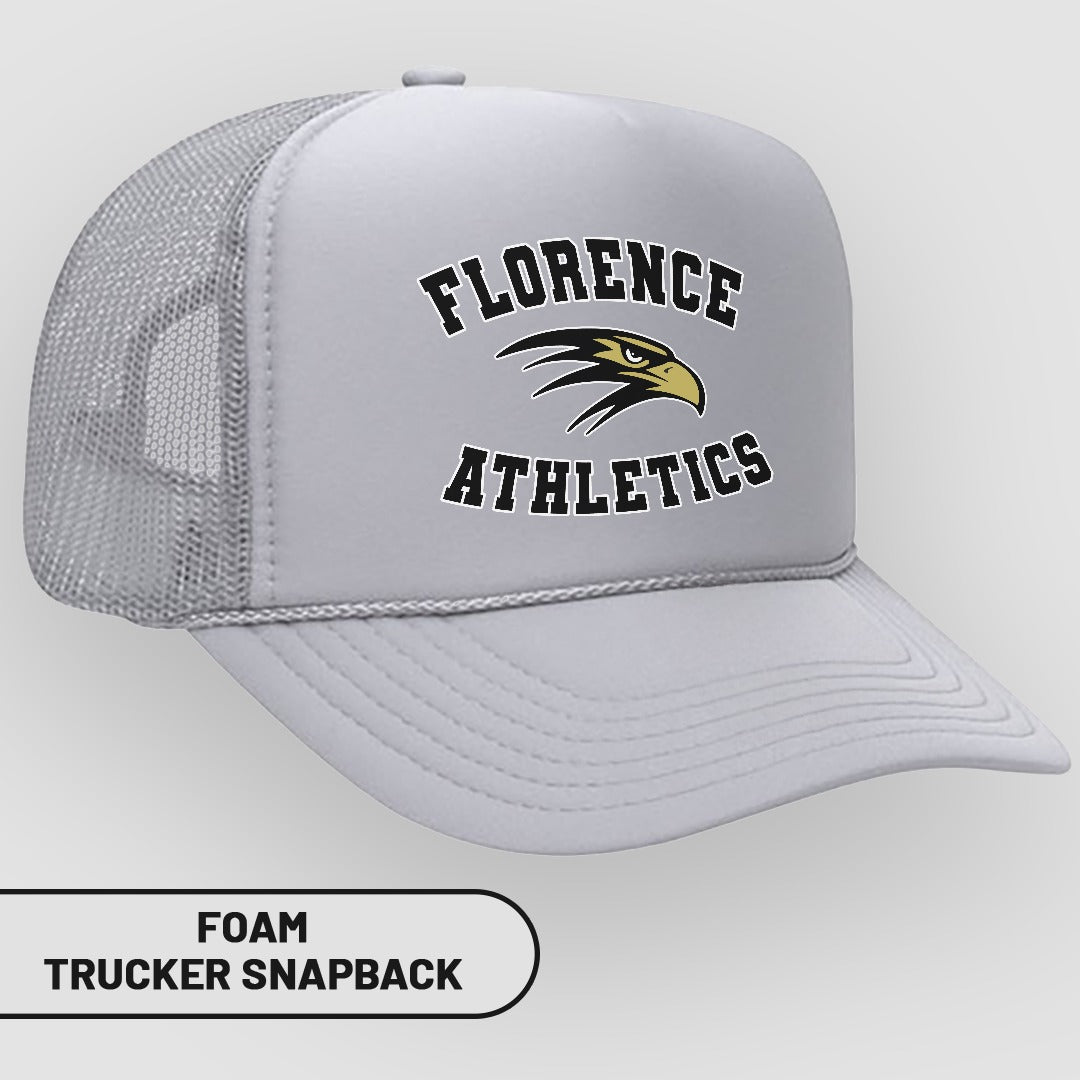 Florence Athletics Design on Foam Trucker Snapback