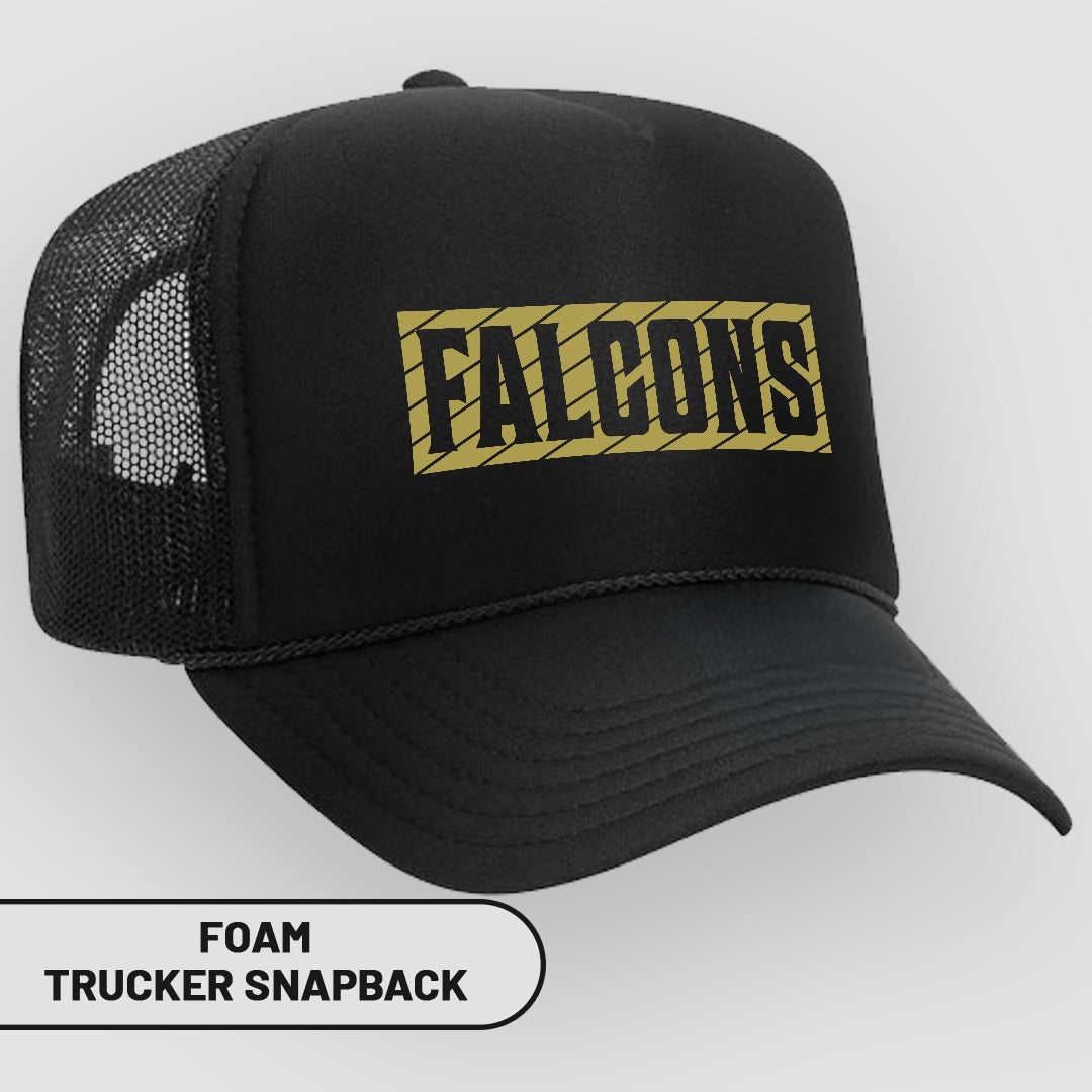 Falcons Mesh-Back Foam Trucker Snapback Hat