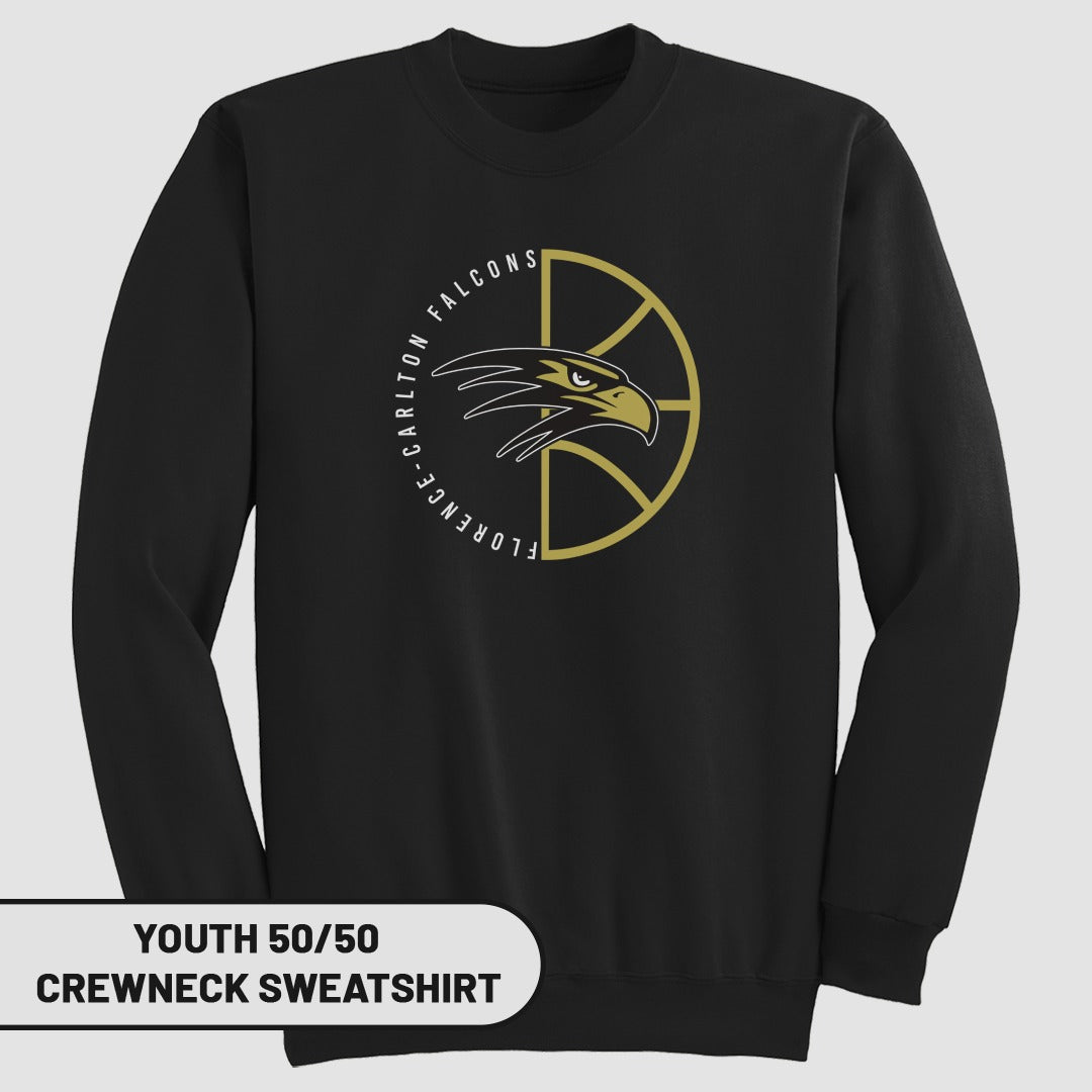 Florence Carlton Falcons Youth Crewneck Sweatshirt