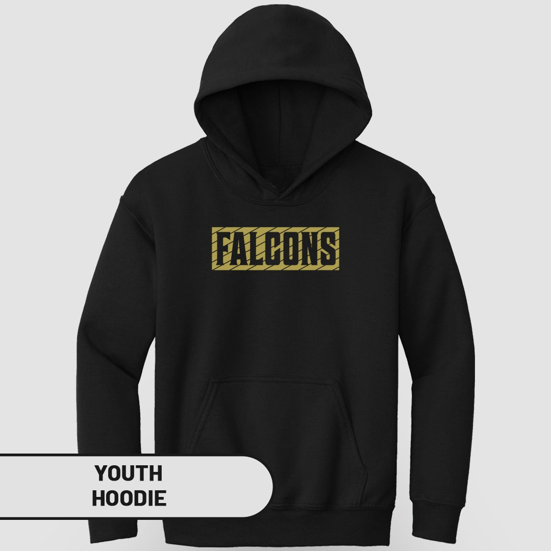 Falcons Graphic Printed Youth Hoodie