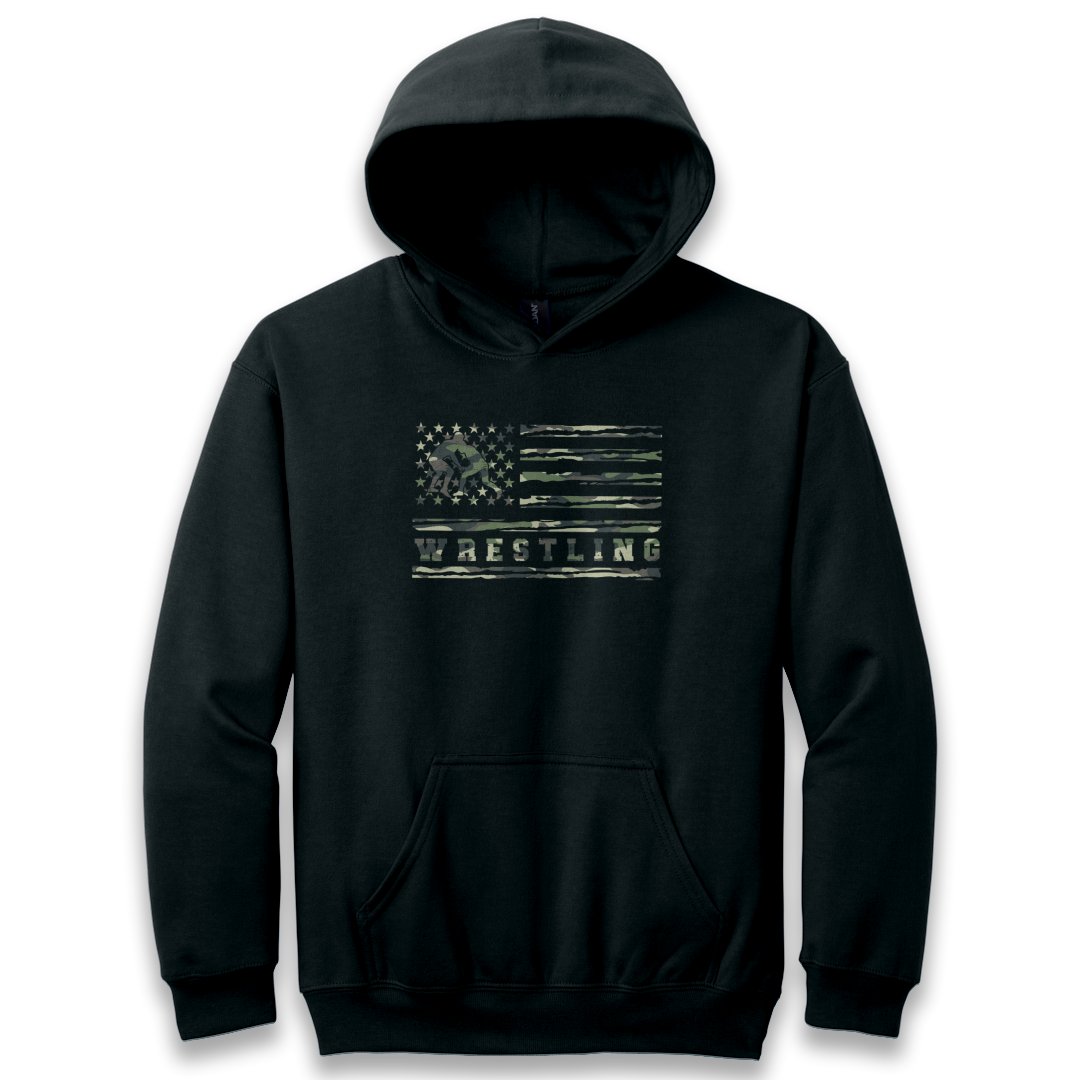 Youth  - Camo USA Flag | FLO-004A