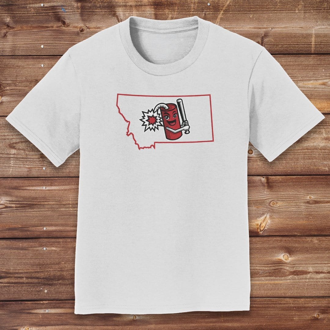 Infinity Design Co Youth Clothing Youth  - Bitterroot Dynamite Montana Outline | BDS-006