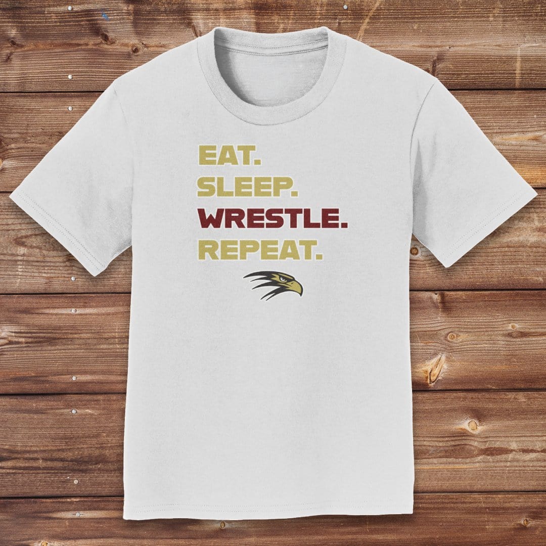 Infinity Design Co Youth Clothing Youth  - Eat, Sleep, Wrestle, Repeat | FYW-002