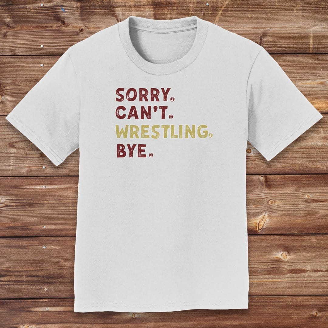 Infinity Design Co Youth Clothing Youth  - Sorry Can't Wrestling Bye | FYW-003