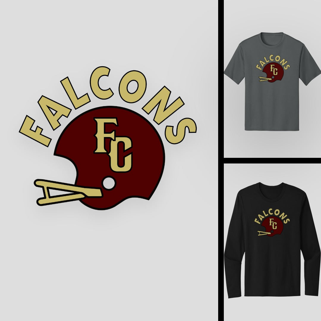 Falcons OG Football Helmet | FCSA_FB-008