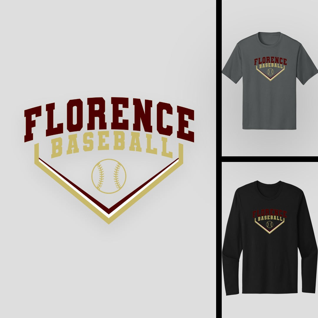 Florence Arched Homeplate | FCSA_BSB-002