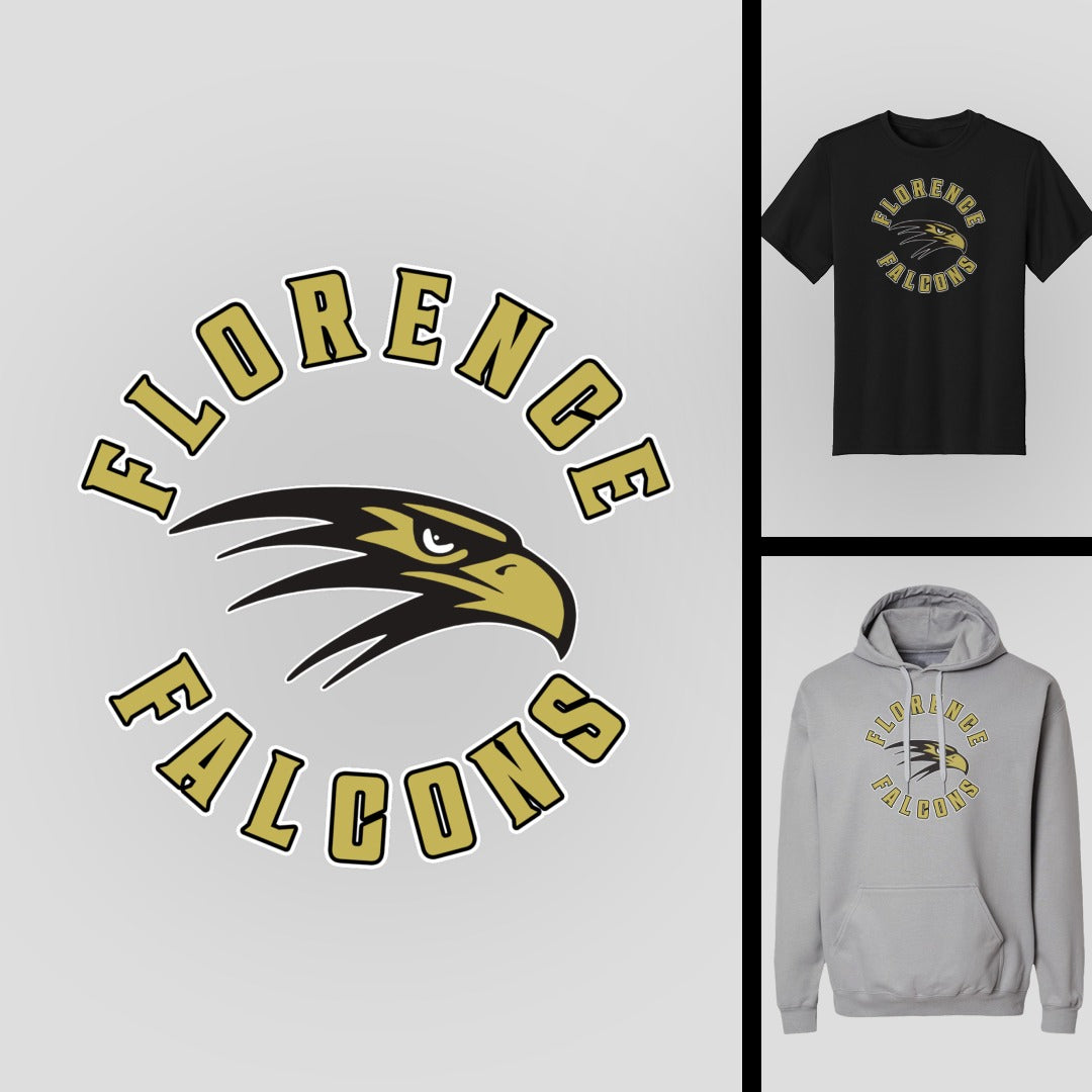 Circle Badge Florence Falcons | FCS-039