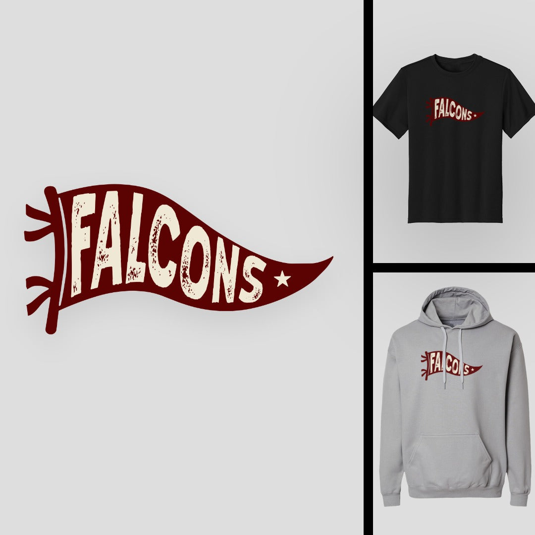 Falcons Vintage Pennant | FCS_GEN-021