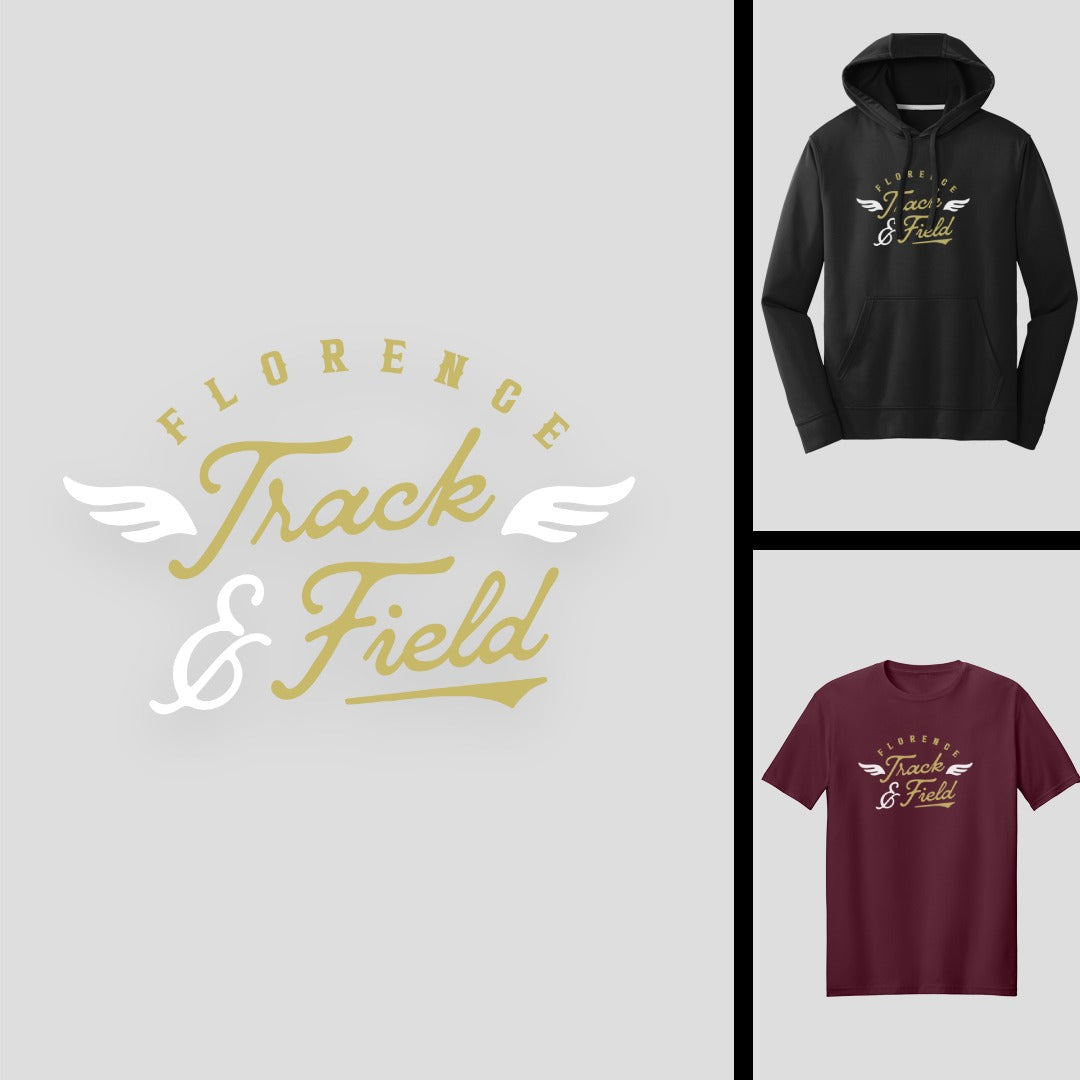 Florence Retro Script Track & Field | FCSA_TF-005