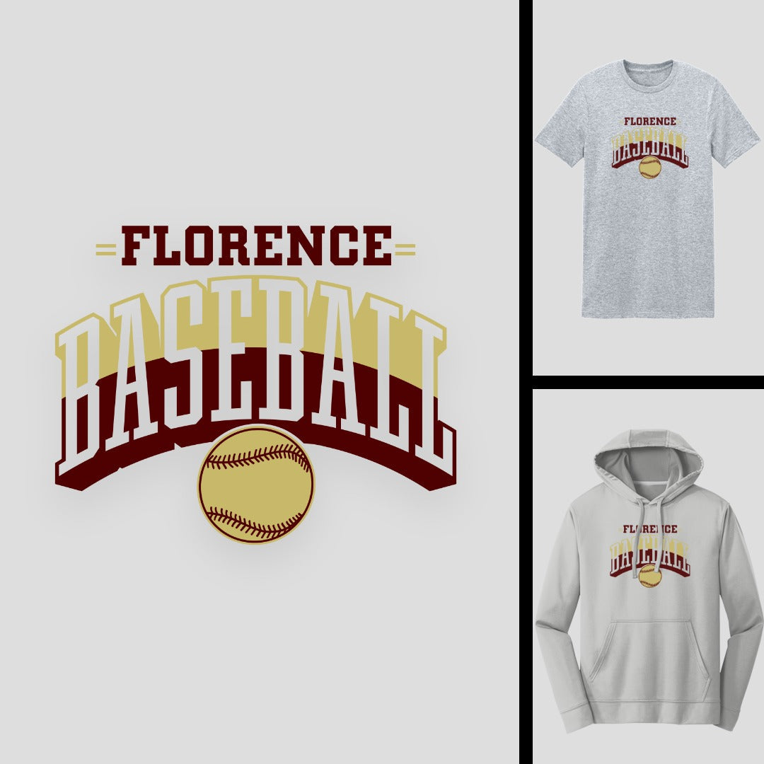 Florence Two-tone Baseball | FCSA_BSB-006