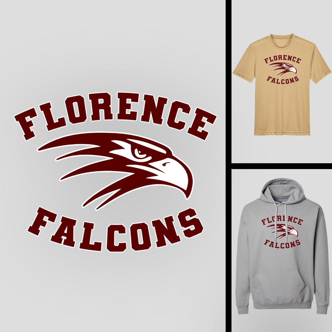 Maroon Varsity Florence Falcons | FCS-022M