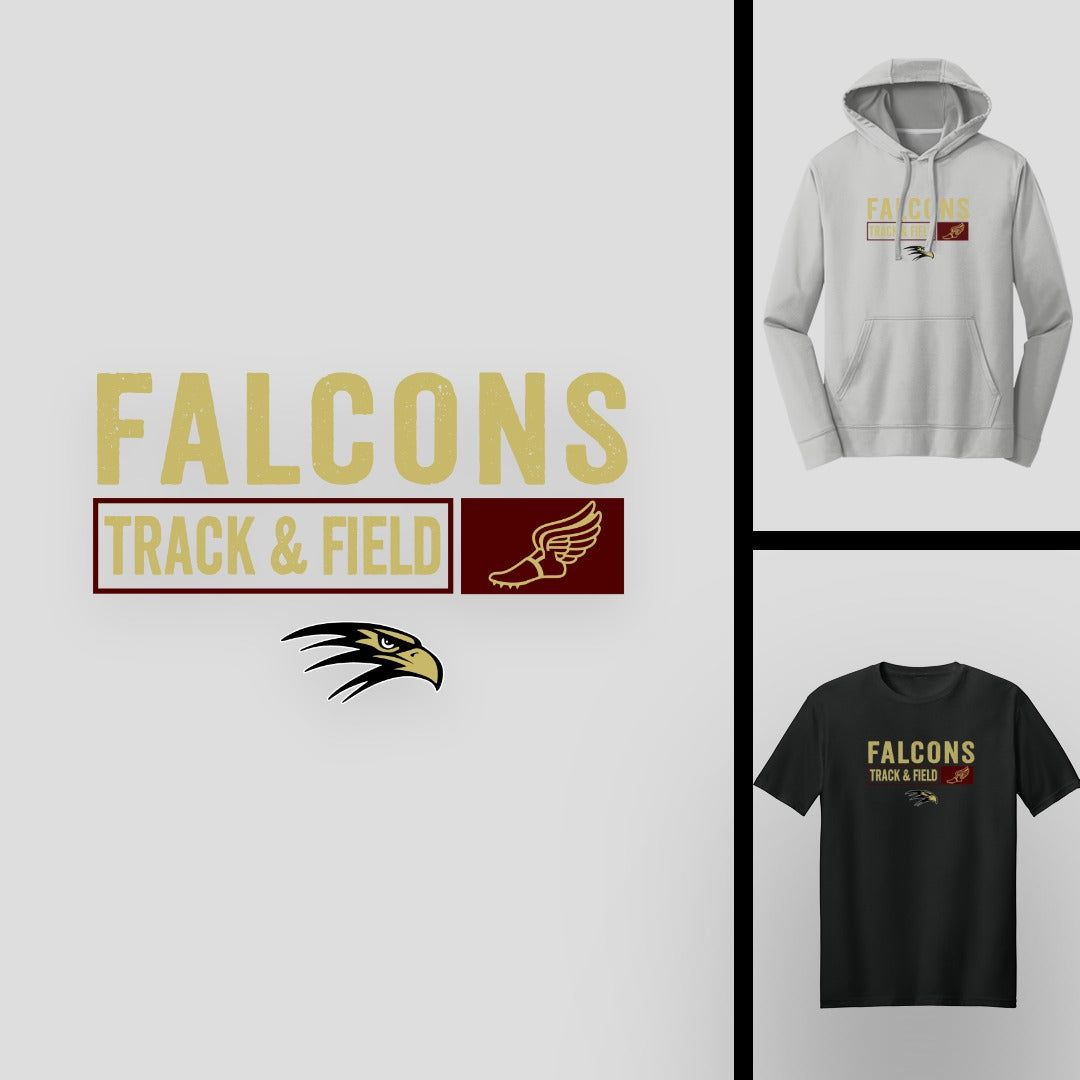 Falcons Track & Field Rectangles | FCSA_TF-007