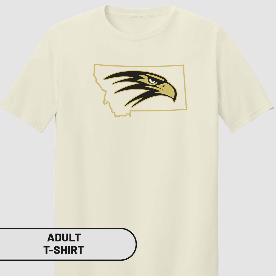 Adult T-Shirt Golden MT Falcon | FCS-004G