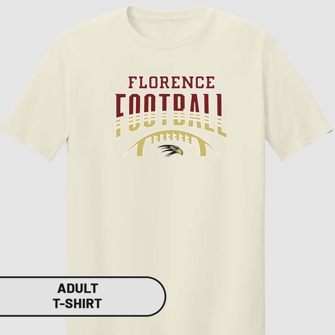 Adult T-Shirt Florence Football Two-Tone | FCS-006