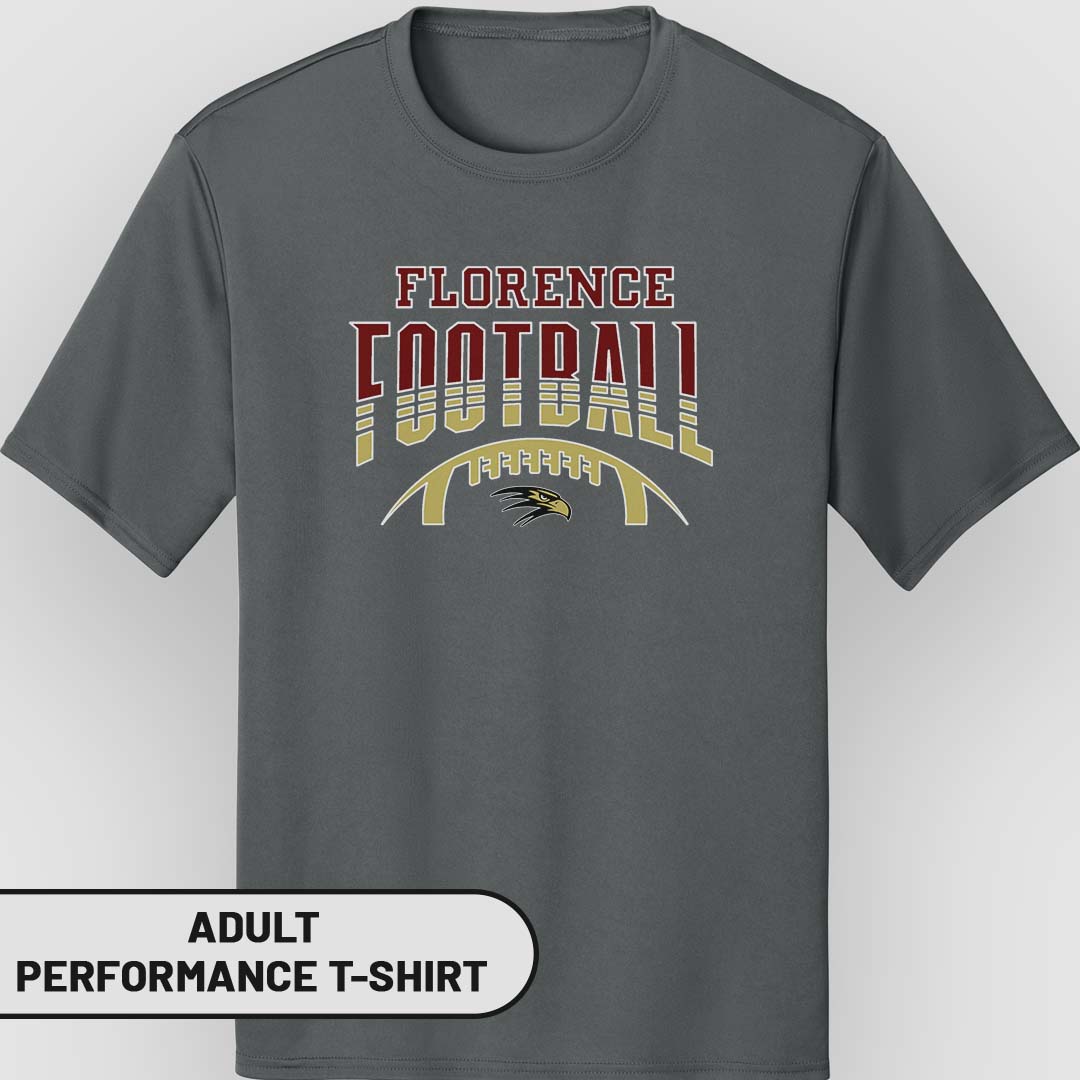 Adult Performance T-Shirt Florence Football Two-Tone | FCS-006