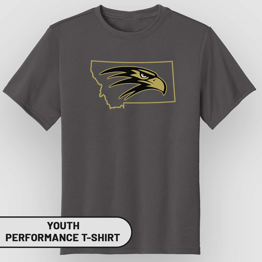 Youth Performance T-Shirt Golden MT Falcon | FCS-004G