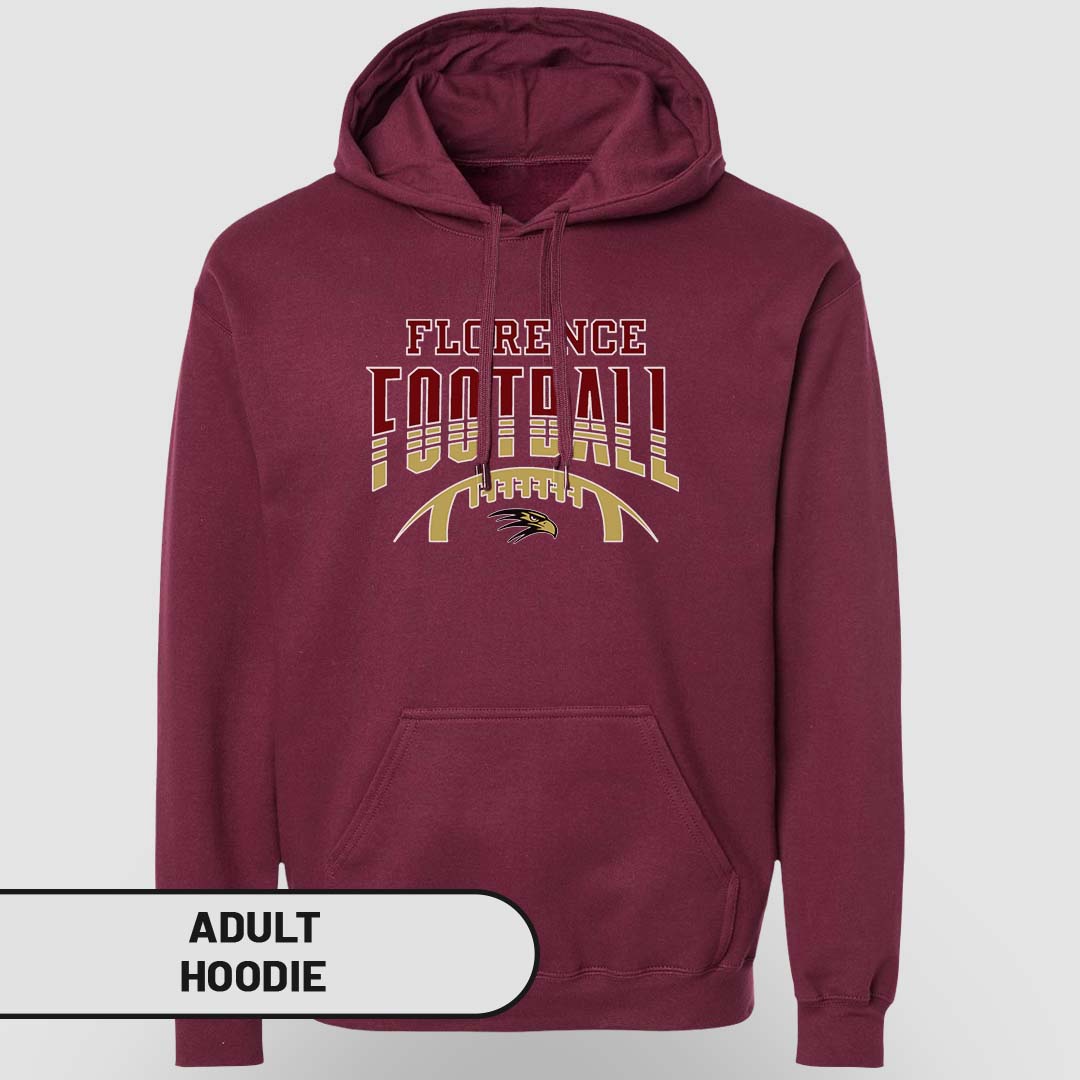 Adult Hoodie Florence Football Two-Tone | FCS-006