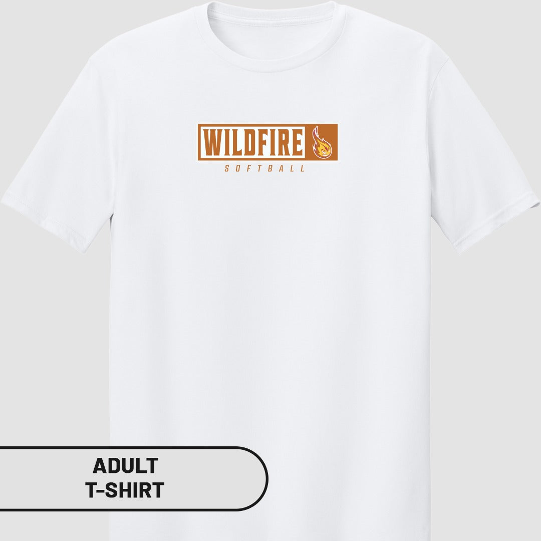 Wildfire Softball Graphic Adult T-Shirt